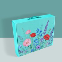Boîte à poignée pour emballage cadeau sur mesure, design personnalisé, carton pour emballage spécial