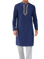 Robe islamique, thobe musulman avec poche zippée, vêtements islamiques pour hommes, couleur unie, design arabe, robe Daffah, robe saoudienne