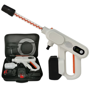 Laveuse de voiture portable sans fil haute pression à <span class=keywords><strong>batterie</strong></span> rechargeable, pulvérisateur autolaveur, directement de l'usine, avec fonction Power T - Product Image 1