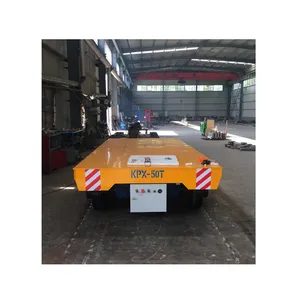 Customized 50 Ton Transfer Cart Rail Powered Transport Cart Transfer Car For Handling Container