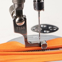 Accessoires de pied presseur T168 pour machine à coudre, pied presseur pour cordon et fermeture éclair