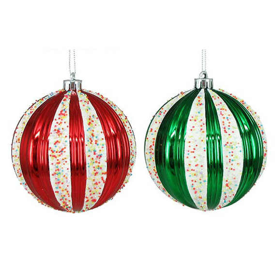 SENMASINE Custom Handmade Printing Deer Pattern Christmas Ball Ornament for Festival Xmas Holiday Decoration Bauble Balls