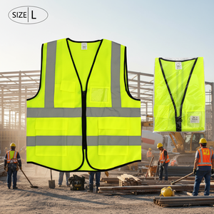 Gilet di Sicurezza Giallo Taglia L, 96 Pezzi/Confezione, Abbigliamento Essenziale di Sicurezza Modello 83628 - Product Image 3