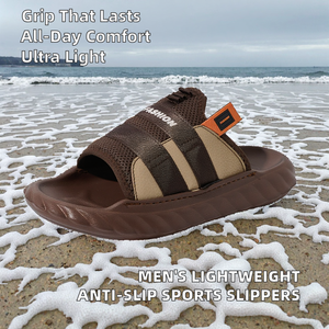 Chaussons de sport confortables pour hommes, grande taille, légers, respirants, en EVA, antidérapants, recyclables, de haute qualité, pour l'été - Product Image 2