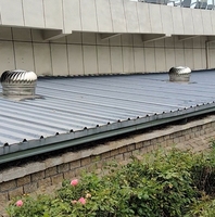 Turbine de ventilation de toit en acier inoxydable à énergie éolienne naturelle pour la circulation d'air des entrepôts, usines et bâtiments commerciaux