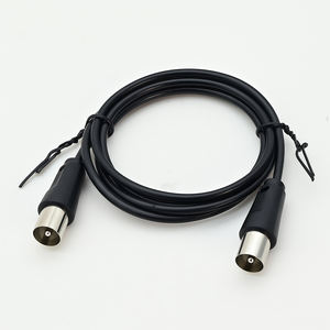 <span class=keywords><strong>Cable</strong></span> <span class=keywords><strong>coaxial</strong></span> de cobre puro <span class=keywords><strong>75</strong></span> ohmios macho a macho F conector RF <span class=keywords><strong>TV</strong></span> satelital HDTV <span class=keywords><strong>antena</strong></span> <span class=keywords><strong>Cable</strong></span> <span class=keywords><strong>coaxial</strong></span> - Product Image 1