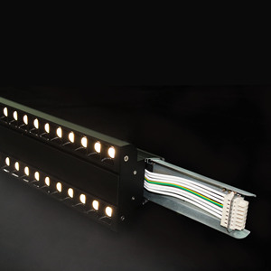 <span class=keywords><strong>Luz</strong></span> LED Doble Ajustable de 40W para Rejilla, <span class=keywords><strong>con</strong></span> Diseño Moderno y Temperatura de Color Regulable de 4100K, para Estantes de Supermercado - Product Image 3
