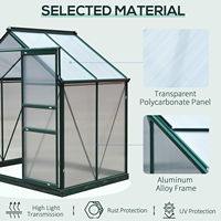 Serre de jardin extérieure en aluminium Green House