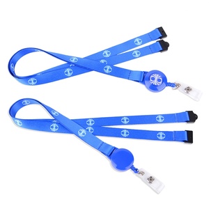 Wholesale Pvc Multi-professional Retractable Lanyard <b>Badge</b> Reels Custom Logo <b>for</b> Doctor Nurse Corporate <b>Security</b> Staff - Product Image 1