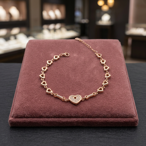 Trendy Design S925 Sterling <b>Silver</b> Cute Heart Charm Cable Chain <b>Silver</b> Plated <b>Bracelet</b> for Women Gift Party Wholesale - Product Image 3