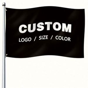 Drapeaux et bannières personnalisés en polyester avec mât en fibre de verre, style fanion, taille sur mesure - Product Image 1