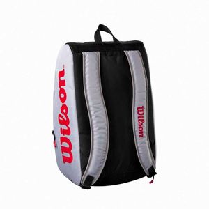 Échantillon gratuit, sac de raquette de pickleball en nylon de grande capacité avec logo personnalisé, poche pour chaussures, portable et imperméable - Product Image 3