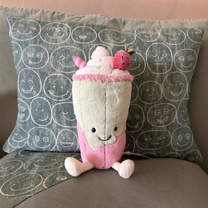 Jc Products in Stock Nuovo Peluche Sfera di Cristallo British Pink Latte Hot Pot Wish Envelope Regalo Comfort - Product Image 1