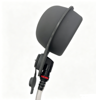 57740 #   Douche de camping avec pompe à football, bâche enduite PVC 500D, diamètre 20,5x48cm de longueur