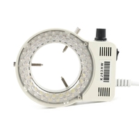 56 LED Anneau Lumière Illuminateur Lampe Pour L'industrie Vidéo Stéréo Microscope C MOUNT Lentille VGA USB Caméra 110V 220V