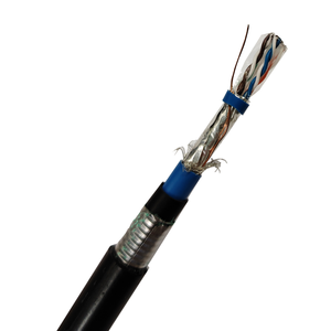 <span class=keywords><strong>BC</strong></span> o CCA SFTP Cable de red 23AWG Cat6 Cable blindado Cable Lan con tira de acero Exterior Tres fundas - Product Image 2