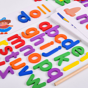 Juguetes Educativos para la Primera Infancia, Tarjetas con Letras en Inglés, Juego de Asociación de Palabras, Divertido Juego de Palabras para Practicar la Ortografía - Product Image 6