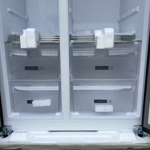 Refrigerador de Dos Puertas Laterales, 693L, Gran Capacidad, Vidrio Negro, Enfriamiento por Ventilador, Sin Escarcha Total, Compresor, Estándar Europeo - Product Image 5