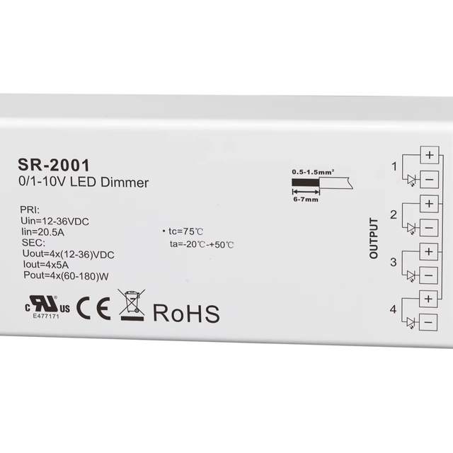 SR-2001 Sunricher Manual Switch 6A 1 Channel