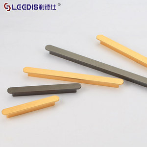 LGEDIS Cabinet Door <b>Handles</b> Aluminum Alloy Minimalist Bar Shape Drawer Furniture Hardware - Product Image 1