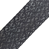 2023 NOIR Dentelle Tricotée Dentelle Avec Silicone Jacquard Ceinture Fantaisie Élastique Bord JACQUARD Élastique FANTAISIE Élastique PERSONNALISÉ
