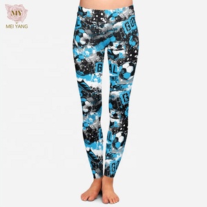 Leggings con Estampado de Grafiti para Fiesta Urbana, Pantalones de Yoga 2022, Leggings Personalizados de Cintura Alta, Suaves como la Mantequilla, para Mujer - Product Image 6