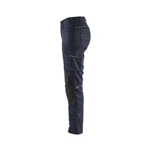 BLAKLADER - 719513308699C44 Women's Service <b>trousers</b> with <b>stretch</b> Dark navy/<b>Black</b> - EAN 7330509646960 <b>WORK</b> <b>TROUSERS</b> - Product Image 5