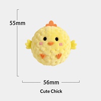 Jouet à mâcher couineur pour chien, balle à picots en peluche, en tissu doux et design rebondissant, pour le nettoyage des dents, le soulagement de l'ennui et la stimulation dentaire