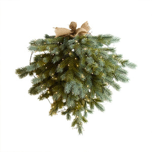Nouvelle Guirlande de Noël Artificielle Écologique en PE, <span class=keywords><strong>Sapin</strong></span> Inversé Éclairé, Étanche, pour Intérieur et Extérieur - Product Image 5