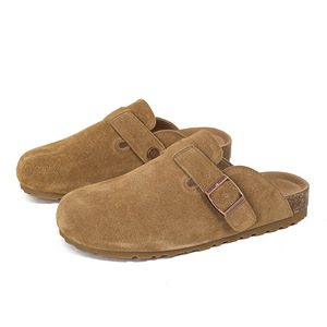 2024 estate firmate zoccoli da <span class=keywords><strong>donna</strong></span> muli di alta qualità in vera pelle scarpe basse da <span class=keywords><strong>donna</strong></span> morbide nuove <span class=keywords><strong>pantofole</strong></span> da giardino - Product Image 1