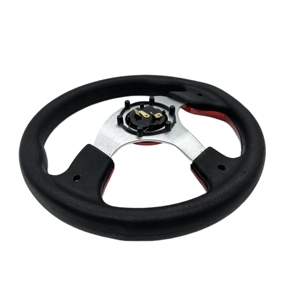 <span class=keywords><strong>12</strong></span>.5 인치 PU 유니버설 레드 수정 골프 카트 스티어링 휠 보트 스티어링 휠 - Product Image 5