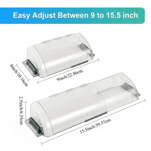 Air <b>Vent</b> & Floor Register Deflector Suitable for sidewall ceiling <b>vents</b> adjustable size 9 to 15.5 inch precisely directs airflow - Product Image 1