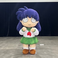 Personnage de dessin animé gonflable géant d'Inuyasha, mascotte gonflable personnalisée, modèle gonflable publicitaire imperméable