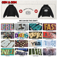 Cardigan à capuche rétro punk délavé pour homme et femme, tendance, marque streetwear, veste matelassée brodée avec fermeture éclair, motif cœur