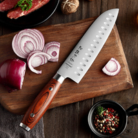 Ensemble de couteaux de chef XINZUO de haute qualité, 6 pièces, acier inoxydable allemand 1.4116, manche en bois Pakka, couteau de cuisine tranchant, fabricant de couteaux de cuisine