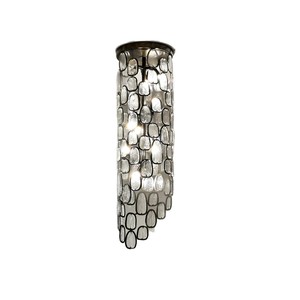 Luxury Designer Staircase Chandelier H100cm Gold Long Shape Single Head Mounted Pendant <b>Light</b> for Villa Duplex - Product Image 5