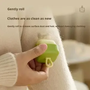 Mini kullanımlık güçlü yapıştırıcı epilasyon rulo manuel plastik fırça giysi evcil mobilya toz yıkanabilir-Mini saç rulosu - Product Image 4