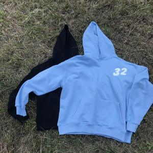 เสื้อฮู้ดดี้คอกลมทรงโอเวอร์ไซส์ แขนสั้น ผ้าฝ้าย 100% พิมพ์ลายดิจิทัล ป้องกันการหดตัว ด้านหน้าถักลาย  ออกแบบเองได้ สำหรับผู้ชาย รุ่น 2025Transfer - Product Image 2