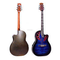 Guitare acoustique électrique OEM 41 pouces avec égaliseur 4 bandes, qualité supérieure d'usine