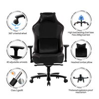 Fauteuil de jeu VANBOW cadeira gamer moderne haut de gamme haute configuration 4D accoudoir de jeu fauteuil de massage roulant à roulettes