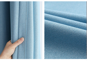 Blackout <b>Curtains</b> & Drapes Sun Protection Insulation <b>Hook</b> Bay Window Printed Flame Retardant 100% Polyester Valance for Hospital - Product Image 2