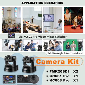 FoMaKo BH420 2 * FMK20SDI SDI HDMIPTZカメラバンドル1 * カメラPTZコントローラージョイスティック1 * 会議用ビデオミキサースイッチャー - Product Image 6