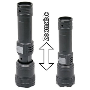 <b>Led</b> <b>Flashlight</b> 600Mh Rechargeable Usb Zoomable Outdoor Emergency Home Use - Product Image 1