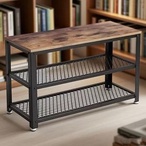 Banc à chaussures industriel rétro créatif pour <span class=keywords><strong>la</strong></span> maison, adapté pour être placé à l'entrée ou dans le coin du mur - Product Image 1