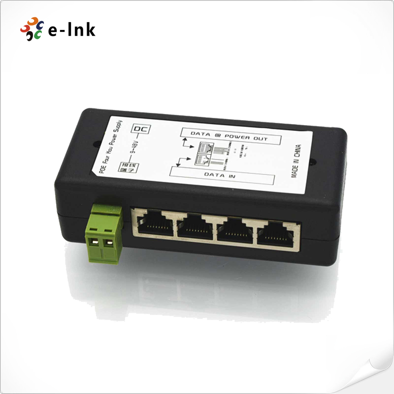 12 48V DC Industrial Gigabit PoE