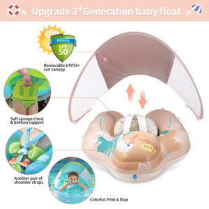 Anillo <span class=keywords><strong>de</strong></span> Natación Inflable <span class=keywords><strong>para</strong></span> Bebés Swimbobo, Anillo <span class=keywords><strong>de</strong></span> Natación Inflable con Capota <span class=keywords><strong>para</strong></span> Niños, Color Rosa - Product Image 3