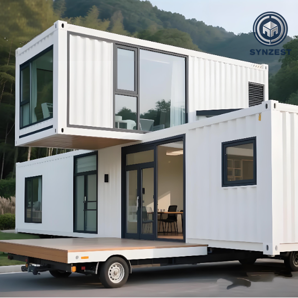 Luxury Houses 2 Story Prefab Villa House 40ft Modular Homes Container Houses with 3 Bedroom 2 Bath