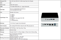 Mini PC OEM N100 le moins cher, 2 ports HD-MI TYPE-C, deux ports LAN 2.5G, DDR4, prise en charge NVMe PCIE, Wifi 6, WIN 11, NUC, micro-ordinateur de bureau, boîte Linux