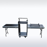 Flight case 12U, Cabinet standard monocouche 16U, Console de mixage 10U à trois portes, Amplificateur de puissance 8U pour équipement de sonorisation