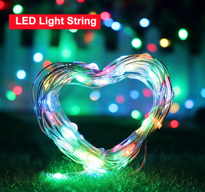 10M LED Extérieur LED Fil De Cuivre Chaîne Bande Lumière Fée Guirlande Étanche Vacances De Noël Pary Jardin Lampe De Mariage - Product Image 6